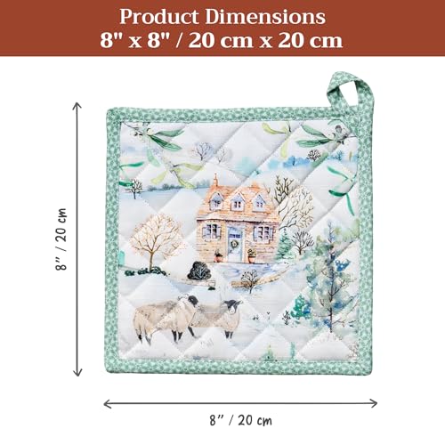 Pot Holders 100% Cotton Potholders (2 Count)