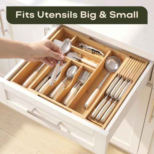 Drawer Organizer for Kitchen Organization