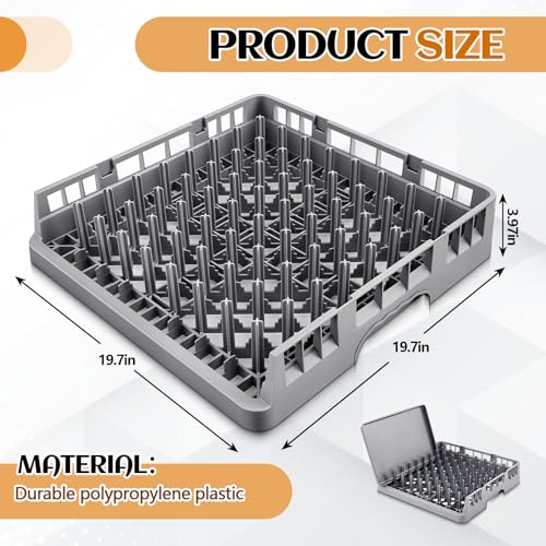 1 Pack Commercial Dishwasher Tray Rack