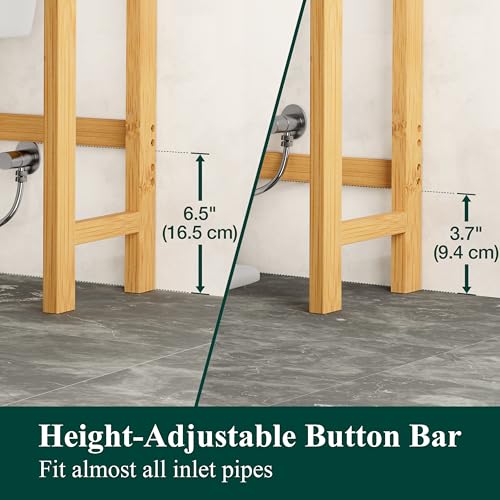 Bamboo Over The Toilet Storage Cabinet (3 Count)