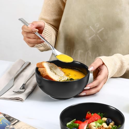 Ceramic Cereal Bowls set of 6 (6 Count)