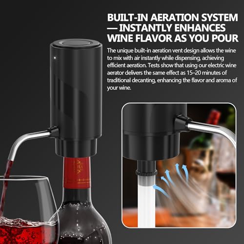 Fathers Day Gift Wine Aerator Electric Decanter