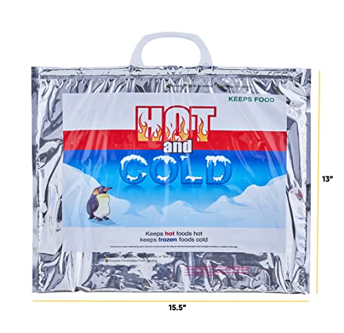 Hot and Cold Insulated Bags for Food Delivery