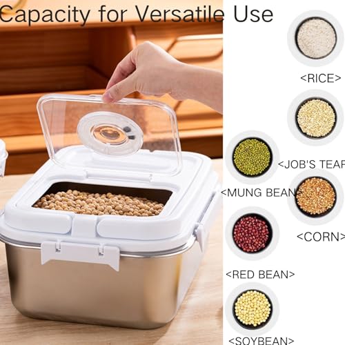 Stainless Steel Rice Container