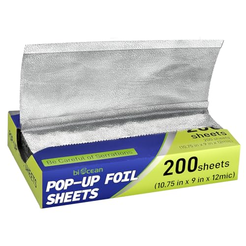 200 Pre Cut Aluminum Foil Sheets