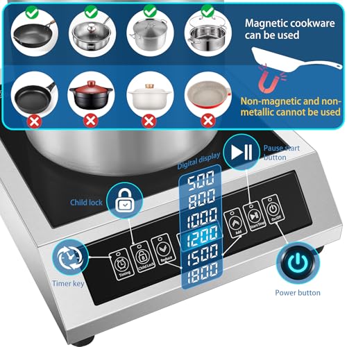 Professional Portable Induction Cooktop