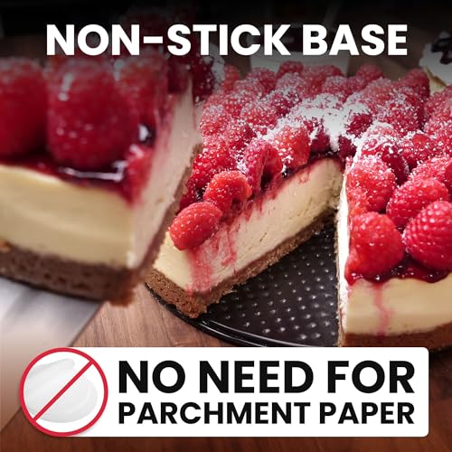 Premium 9 Inch Springform Pan Nonstick Cheesecake Pan with Removable Bottom