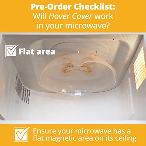 Magnetic Microwave Splatter Cover for Food