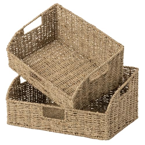 Pantry Baskets for Organizing (2 Count)