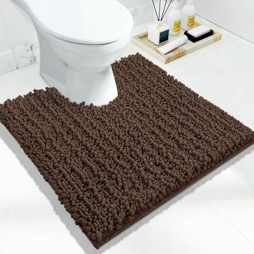 Toilet Rug U Shaped Washable 24x24 Inch