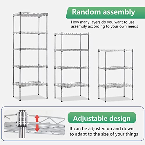 5 Tier Wire Shelf