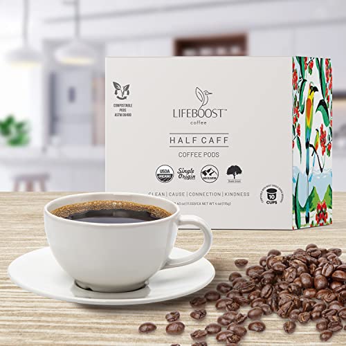 Half Caff Low Acid Coffee K Cups (10 Count)