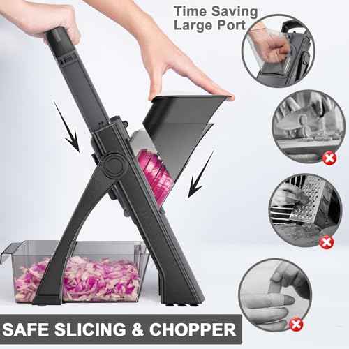 Safe Mandoline Slicer Pro for Kitchen