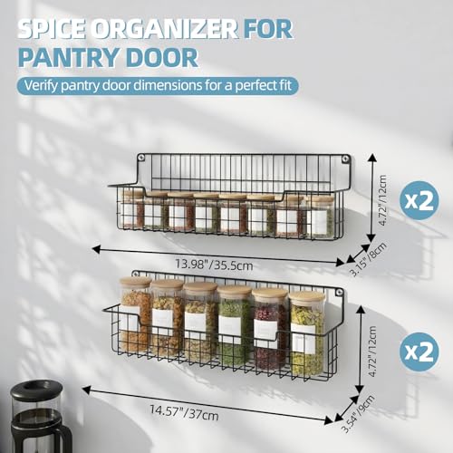 Spice Rack Wall Mount (4 Count)