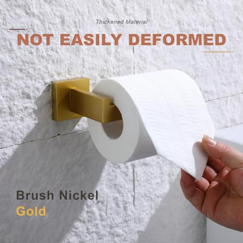 Toilet Paper Holder Brushed Gold