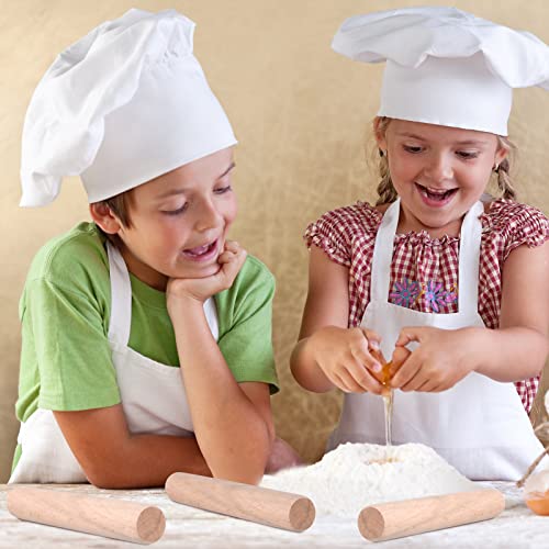 3 Pieces Small Rolling Pin Wood Mini Dumpling Dough Roller