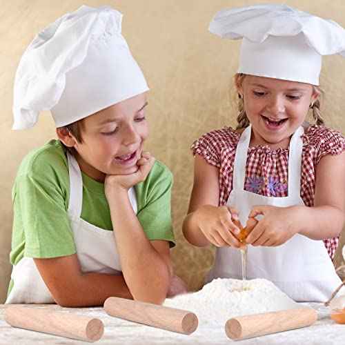 50 Pieces Small Rolling Pin Wood Mini Dumpling Dough Roller (50 Count)