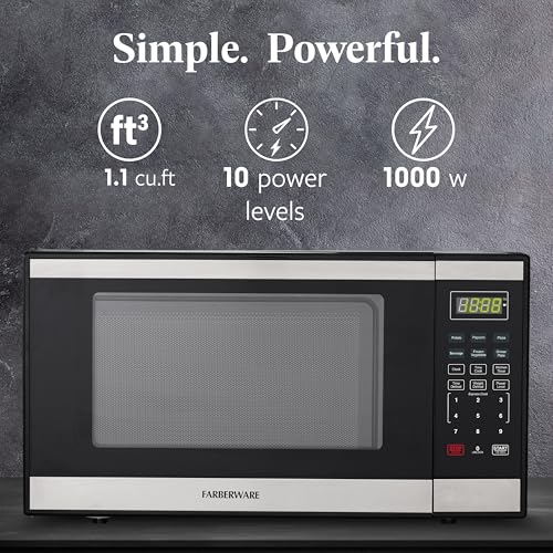 1.1 Cu. Ft. Countertop Microwave Oven