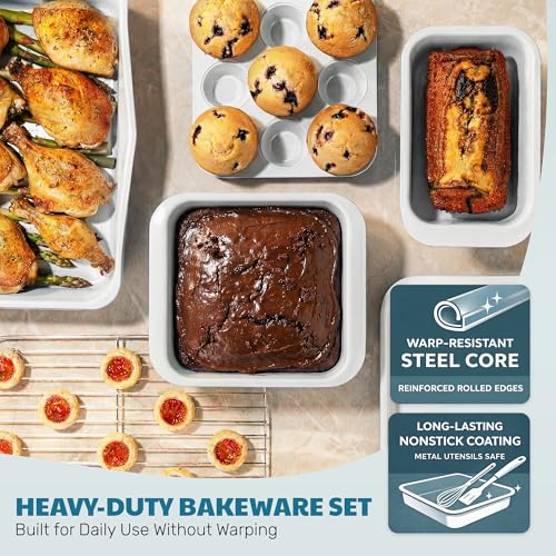 Nonstick Bakeware Set 6 Pc Stackable (6 Count)