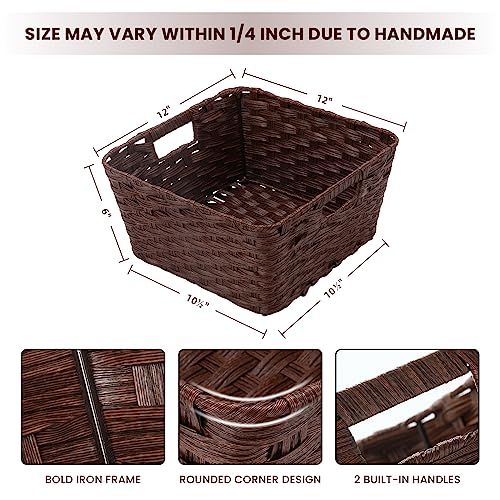 Wicker Storage Baskets (2 Count)