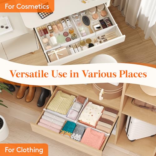3.1" High 6 Pack Hanging Kitchen Drawer Dividers (6 Count)