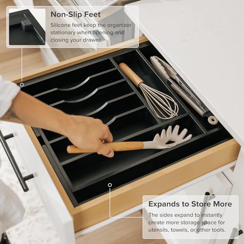 Silverware & Utensil Drawer Organizer