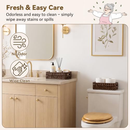 Wicker Baskets with Handles (2 Count)