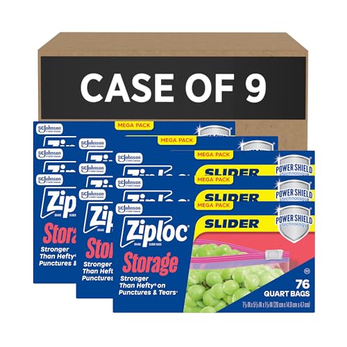 Ziploc Slider Storage Bag Quart (684 Count)