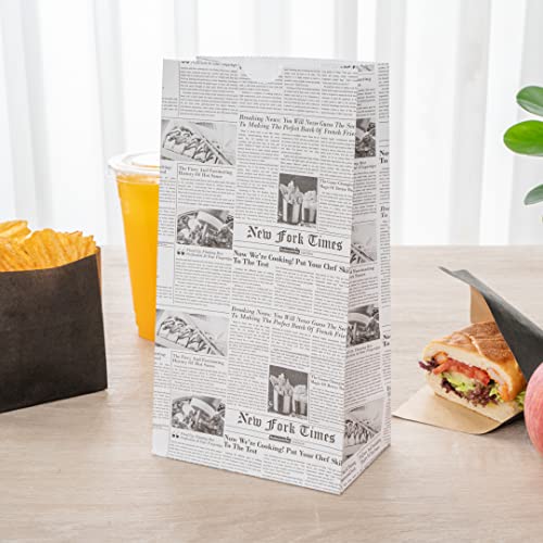 Bag Tek 4 Lb Disposable Lunch Bags (100 Count)