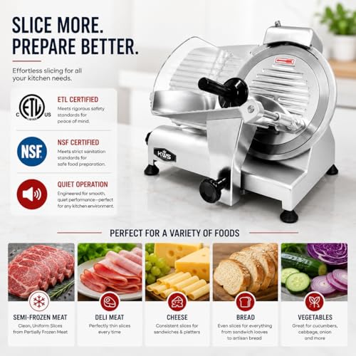 10NS Commercial 10" Electric Meat Slicer