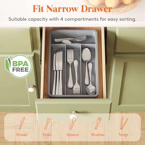 Silverware Drawer Organizer Tray