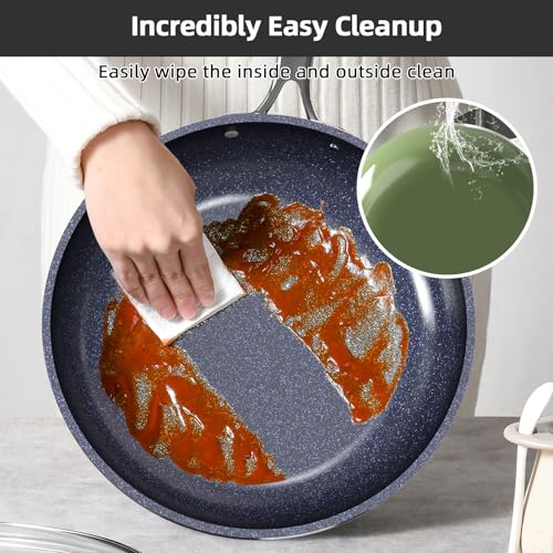 Lux 13pc Forged Lightweight Nonstick Ceramic Cookware Set