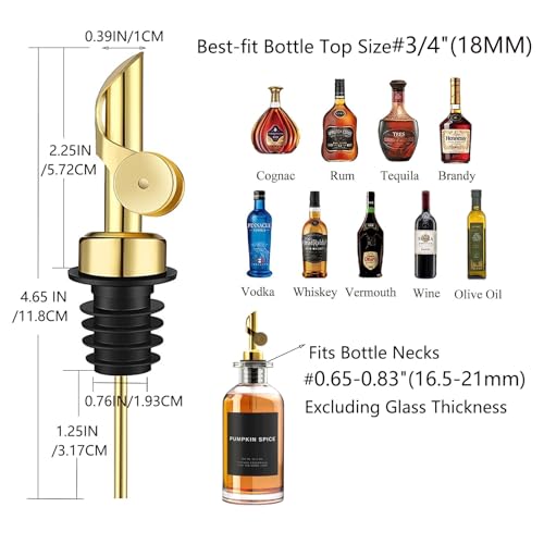 Pafuen 12 Pack Liquor Pour Spout