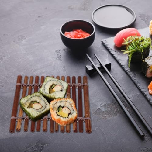 Bamboo Sashimi Plate Decor Japanese Sushi Ornament for Sashimi Serving Plate Natural Material Seafood Platter Prop for Home Restaurant Hotel Food Presentation