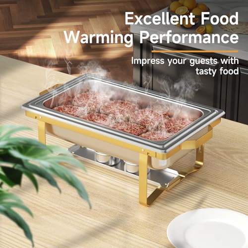 Chafing Dishes for Buffet 4 Pack (4 Count)