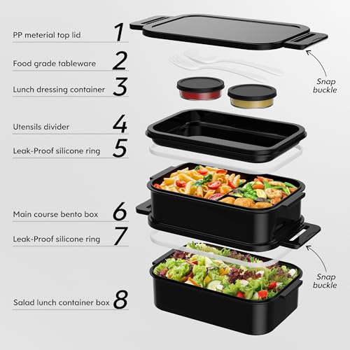 Adult Bento Box Lunch Box (72 Ounce)
