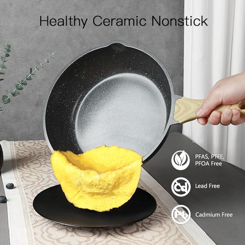 Ceramic Pots and Pans Set Non Stick