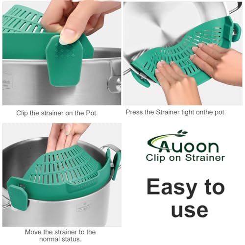 Pot Strainer Clip on Silicone