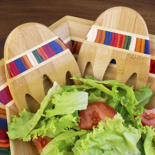 Baltique Marrakesh Collection Salad Hands Serving Utensils (2 Count)