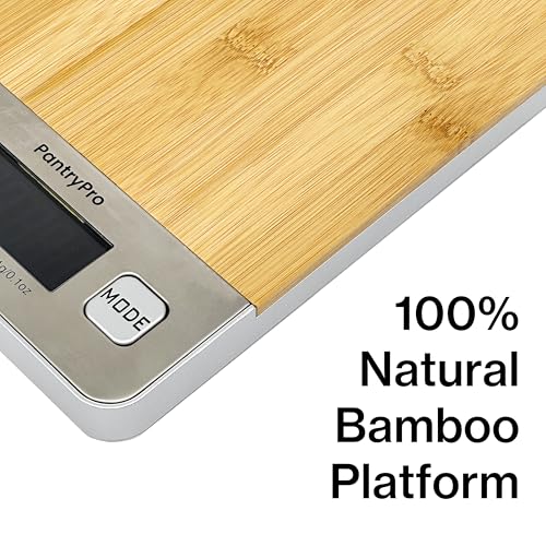 Bamboo Platform Digital Kitchen Scale