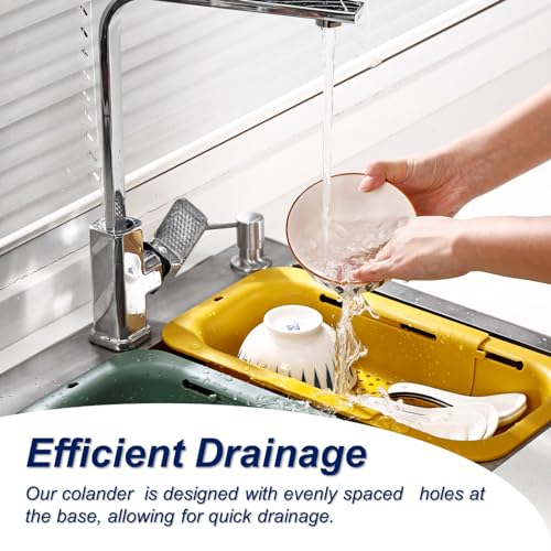 Extendable Sink Colander Strainer Basket