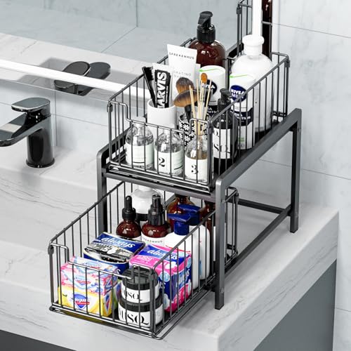 2 Tier Pull Out Cabinet Organizer