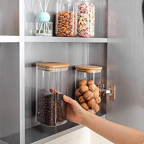 Glass Storage Containers with Lids 1.6 Qt (3 Count)