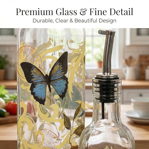 2 Pack Glass Olive Oil Dispenser (2 Count)