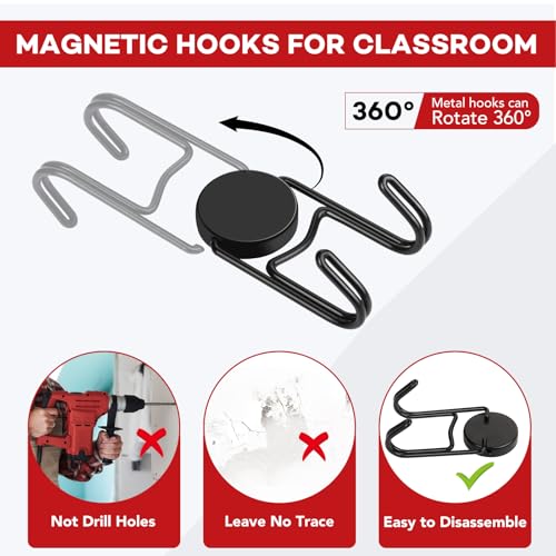 Magnetic Hooks for Cruise Cabins 30Lbs+ Heavy Duty Magnet Hook