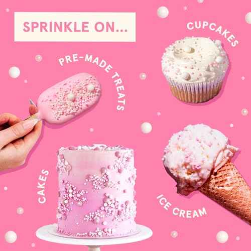 Bubble Bath Pastel Pink & White Sprinkles 1 Pack