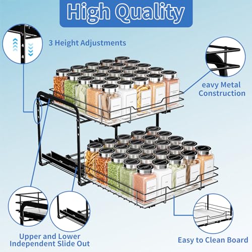 2 Tier Spice Rack Organizer
