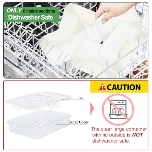 Snackle Box Snack Container Tray with Lid
