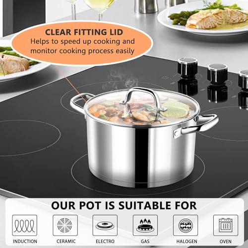 5 Quarts Stock Pot with Lid