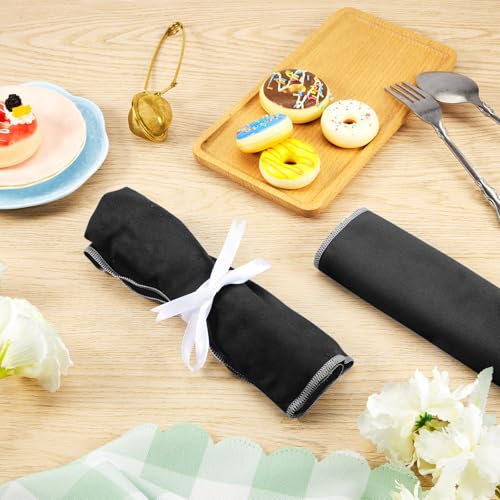 6 Pcs Anti Tarnish Silverware Storage Bags Felt